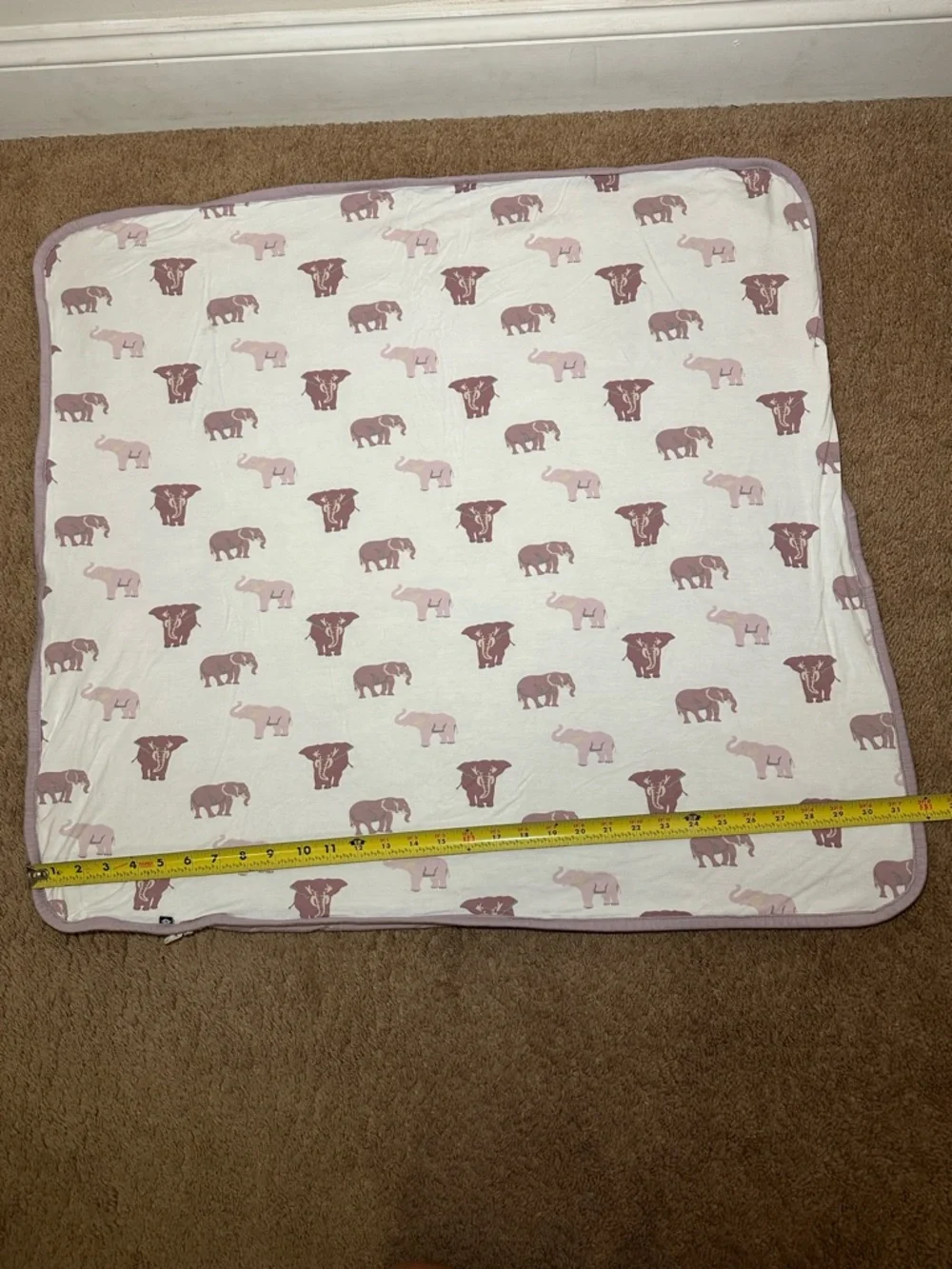 Kyte Baby 1.0 Tog Baby Blanket Elephants Purple